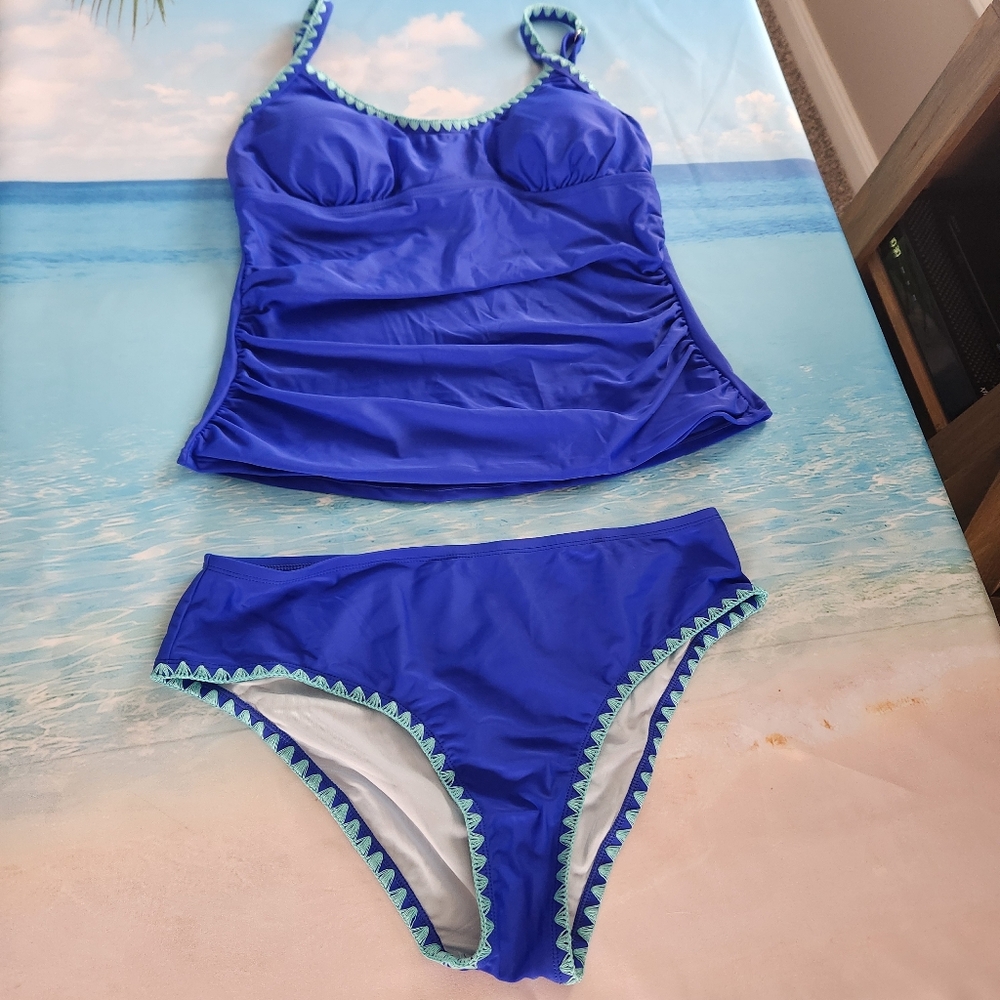 CUPSHE Women's Blue Bikini